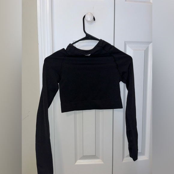 VITAL SEAMLESS 2.0 LONG SLEEVE CROP TOP GYMSHARK - Picture 6 of 13